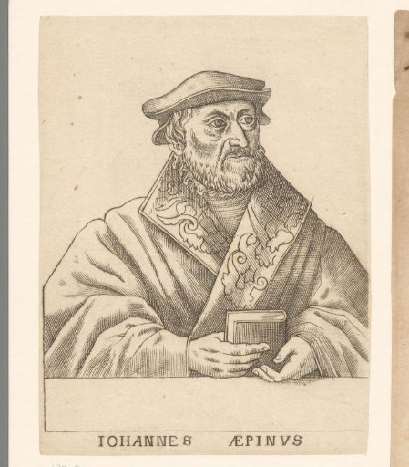 Portrait of Johannes Aepinus