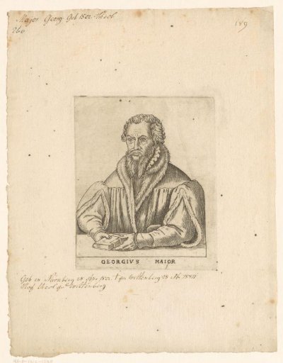 Portrait of Georg Major