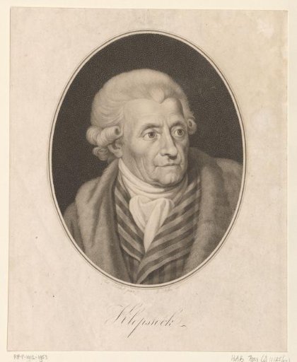 Portrait of Friedrich Gottlieb Klopstock