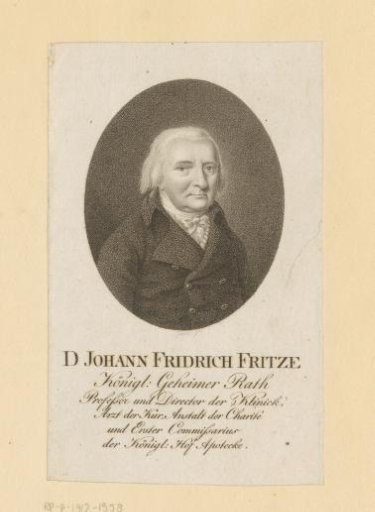 Portrait of Johann Friedrich Fritze