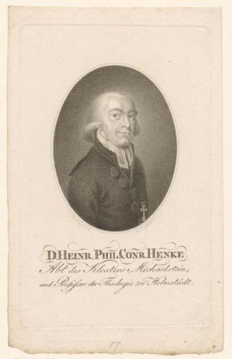 Portrait of Heinrich Philipp Conrad Henke