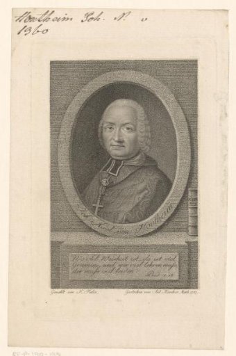 Portrait of Nikolaus von Hontheim