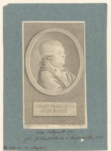 Portrait of Christian Friedrich Daniel Schubart
