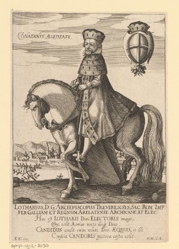 Equestrian Portrait of Lothar Friedrich Metternich-Burscheid
