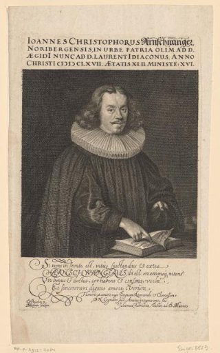 Portrait of Johann Christoph Arnschwanger at the Age of 42