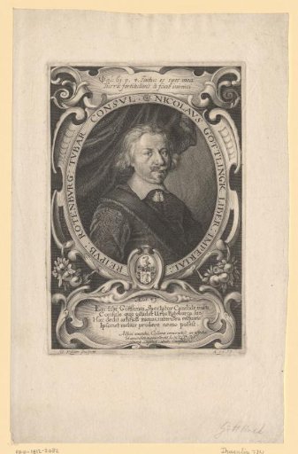 Portrait of Nicolaus Göttling at the Age of 49