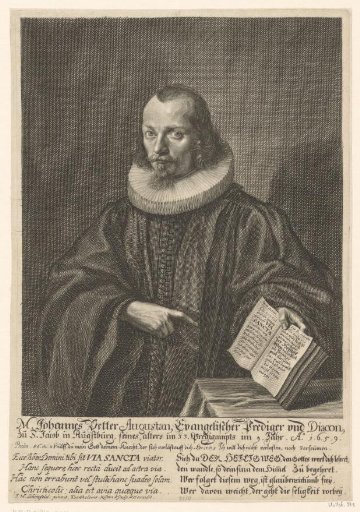 Portrait of Johannes Vetter at the age of 33
