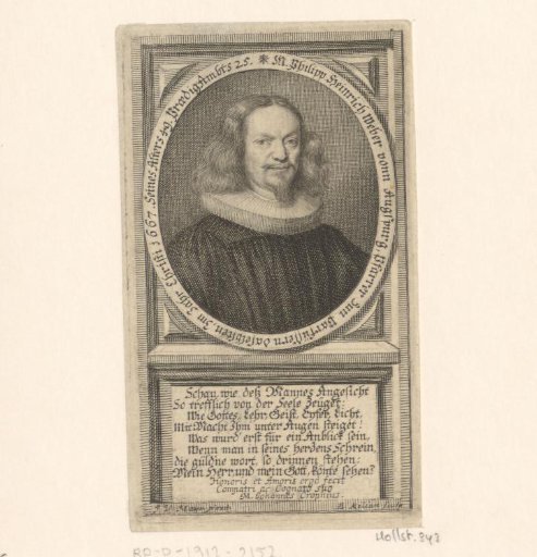 Portrait of Philipp Heinrich Weber
