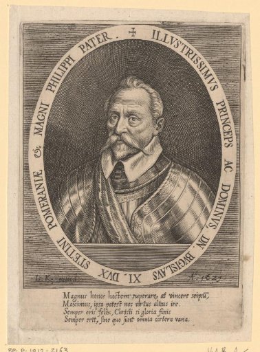 Portrait of Bogislaw XIII, Duke of Pomerania