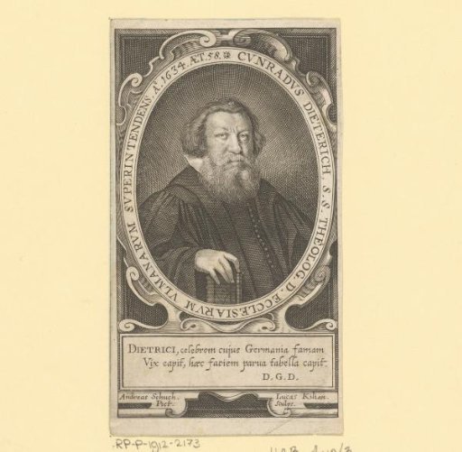 Portrait of Konrad Dieterich