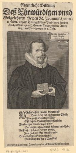 Portrait of Johann Heinrich Faber