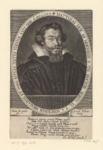 Portrait of Matthias Hoë van Hoënegg