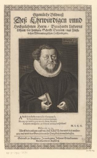 Portrait of Bernhard Ludwig Löher aged 37