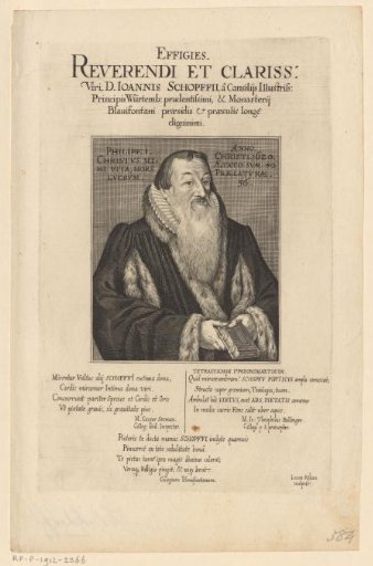 Portrait of Johannes Schopf