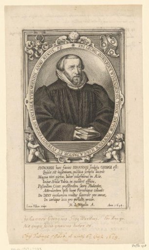 Portrait of Johann Georg Sigwart, aged 58