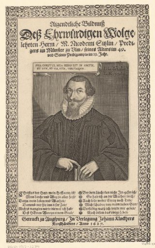 Portrait of Nicodemus Sitzlin