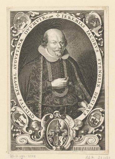 Portrait of Jeremias Jacobus Stenglin