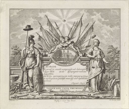 District notice of the Amsterdam civic guard, 1795