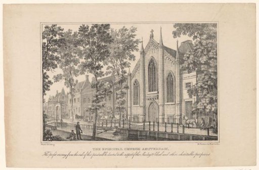 View of Christ Church at Amsterdam
