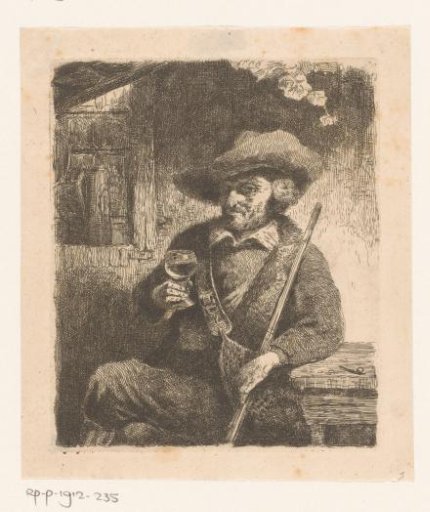 Hunter drinking a glass of wine