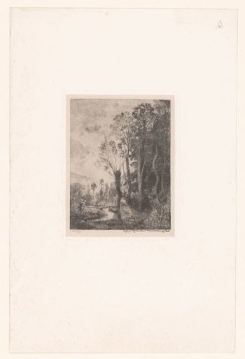 Landscape with a satyr