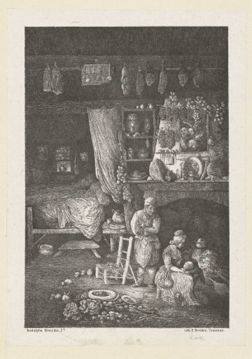 Interior with Peasant Family