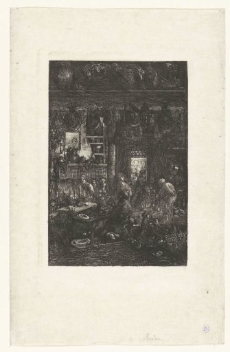 Interior with Peasant Family