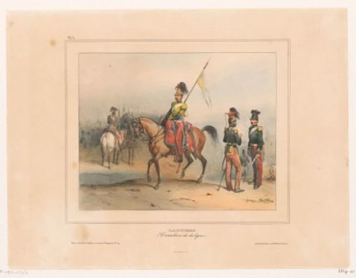 Dragoons on horseback and on foot