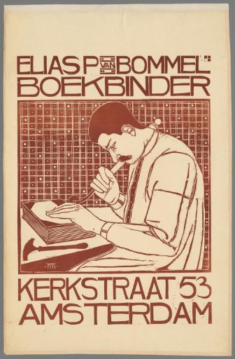 Elias P. van Bommel, Bookbinder, Amsterdam.