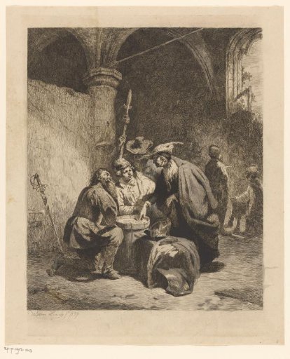 Soldiers playing cards