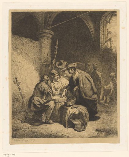 Soldiers playing cards