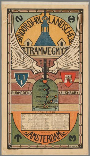 North Holland Tramway Company. Purmerend, Alkmaar, Amsterdam.