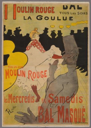 Poster for the Moulin Rouge