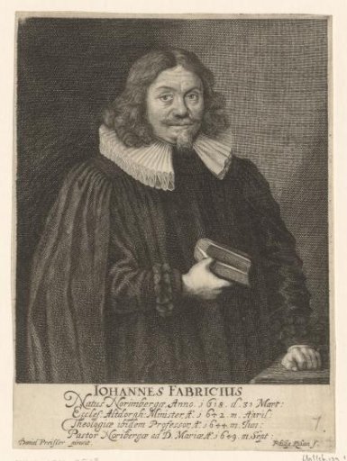 Portrait of Johann Fabricius