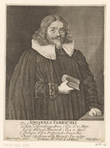 Portrait of Johann Fabricius