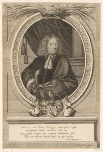 Portrait of Johann Christian Geier aged 22