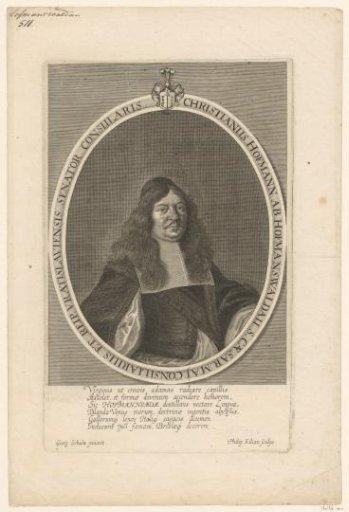 Portrait of Christian Hofmann von Hofmannswaldau