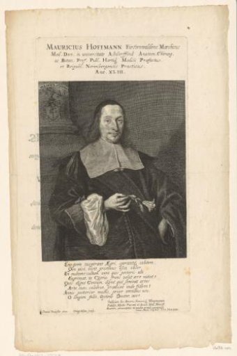 Portrait of Mortiz Hoffmann aged 43