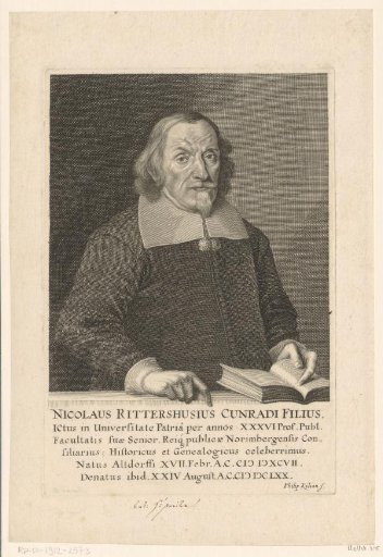 Portrait of Nicolaus Rittershausen