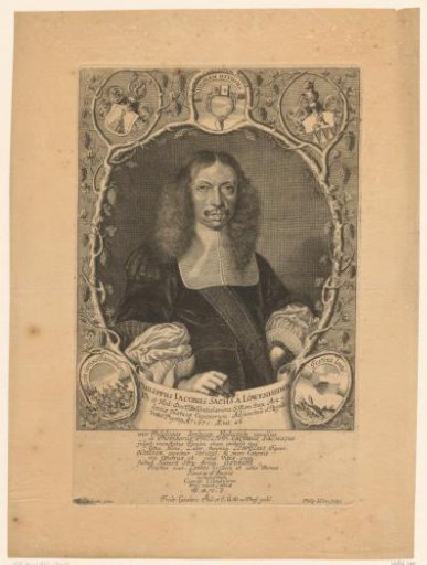 Portrait of Philipp Jacob Sachs von Löwenheim, aged 43