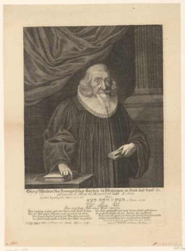 Portrait of Georg Wachter, aged 66