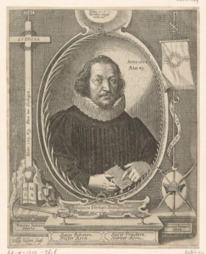 Portrait of Johannes Ehrhart aged 49