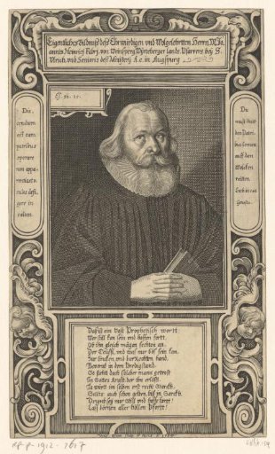 Portrait of Johann Heinrich Faber