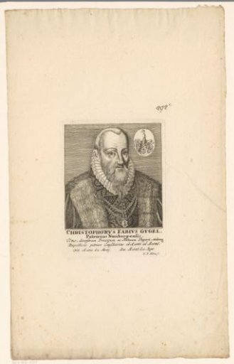 Portrait of Christoph Fabius Gugel