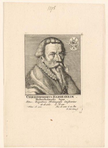 Portrait of Christoph Herdesianus