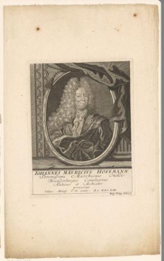 Portrait of Johann Moritz Hoffmann