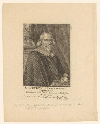 Portrait of Ludwig Jungermann