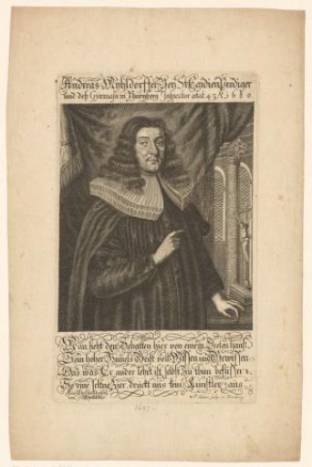 Portrait of Andreas Myhldorf aged 43