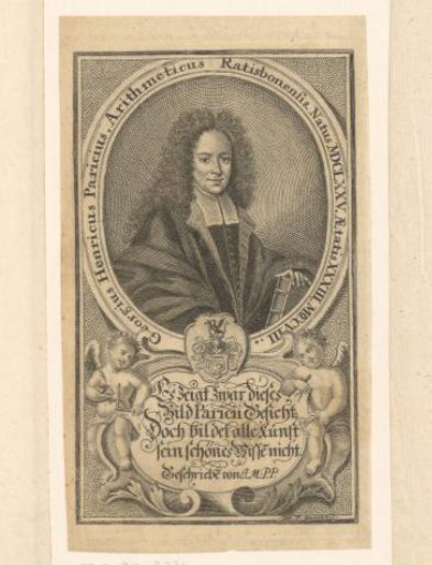 Portrait of Georg Heinrich Paricius aged 33