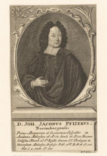Portrait of Johann Jacob Pfitzer